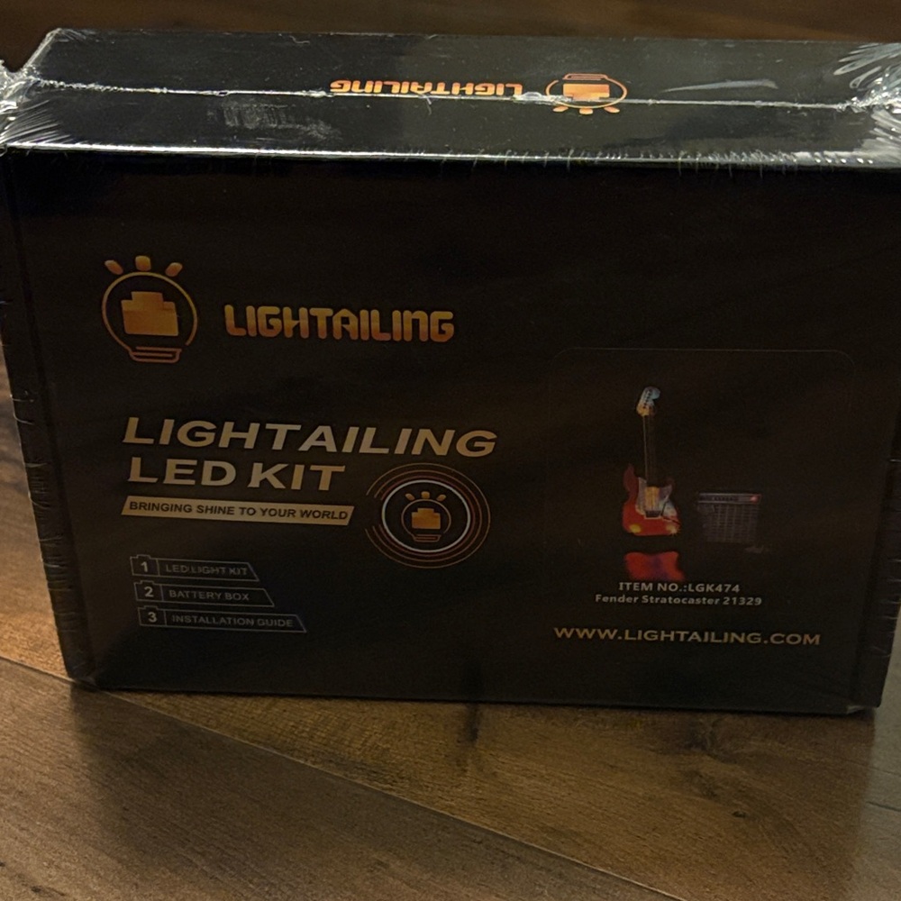LED Kit for Fender Stratocaster - compatible with LEGO set 21239